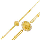 Silver Gold Tughra Women's Bracelet